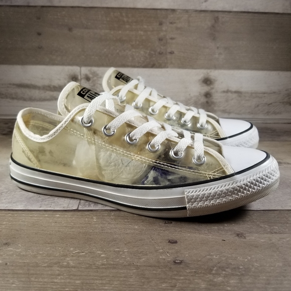 clear white converse